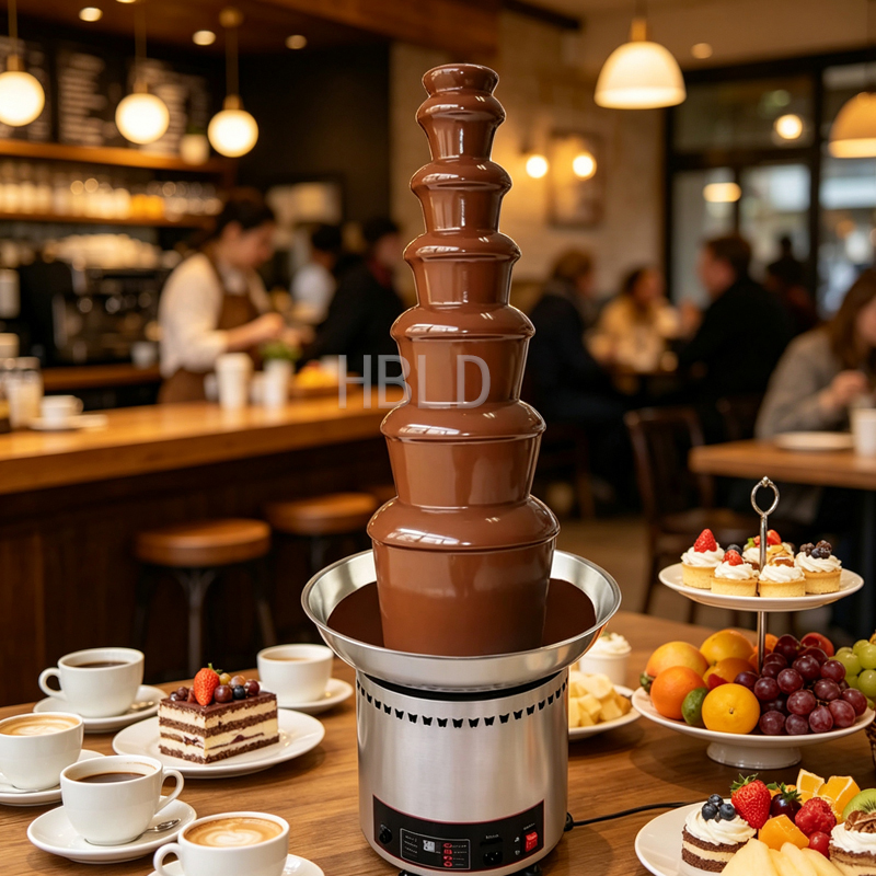 Chocolate Fountain Commercial - Mesin Air Mancur Cokelat Listrik Mini