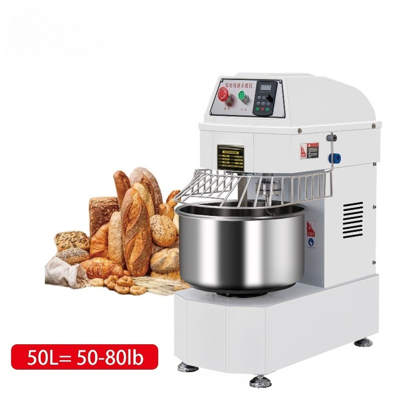 Commercial Kitchen Mixers Dough Mixer - Mixer Elektrik Berkinerja Tinggi, 6 Kecepatan,