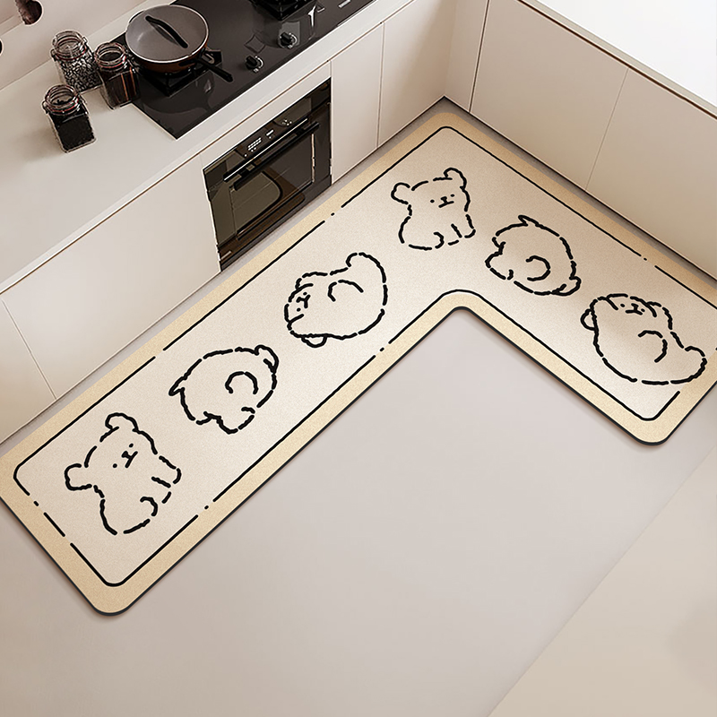 Commercial Kitchen Vinyl Flooring - Karpet Lantai Dapur Berbentuk L Tahan