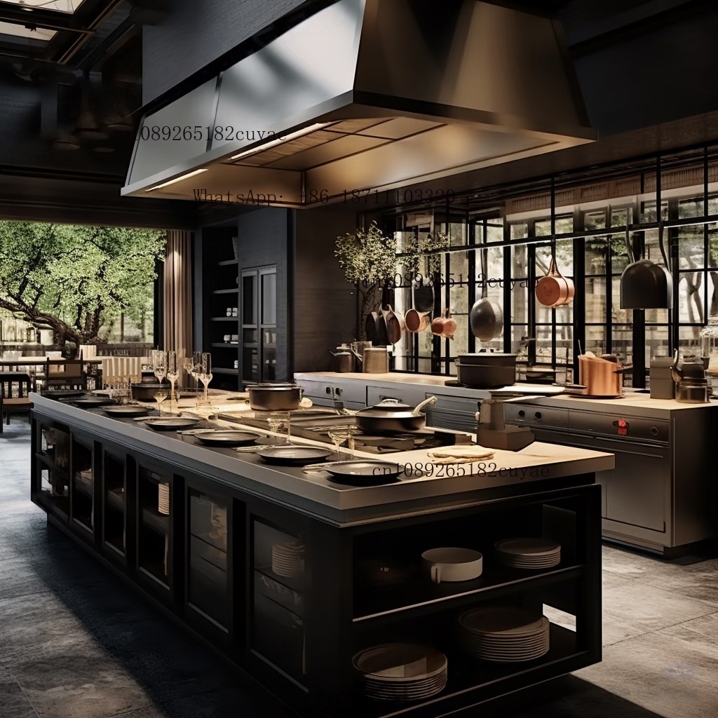 Commercial Kitchen Parts & Service - JINGSHUN Desain 3D Gratis Lemari Dapur