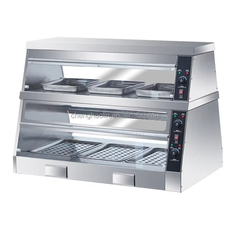 Commercial Kitchen Parts & Service - Lemari Display Komersial untuk Hamburger dan