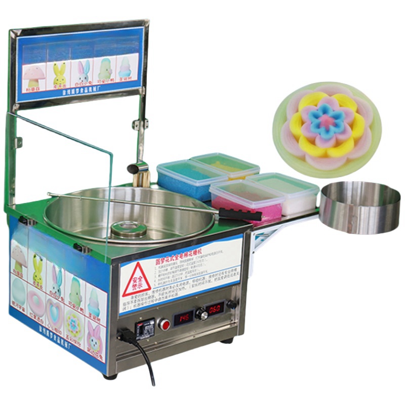 Candy Floss Machine Commercial - Mesin Pembuat Arum Manis Otomatis Komersial,