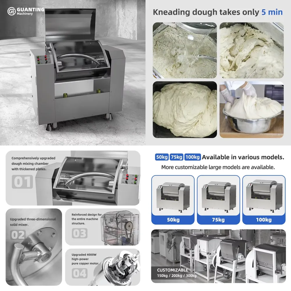 Commercial Kitchen Mixers Dough Mixer - Mesin Mixer Adonan Roti Industri Efisiensi