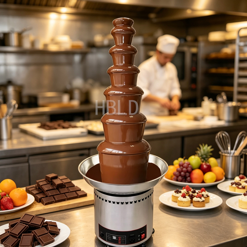 Chocolate Fountain Commercial - Mesin Air Terjun Cokelat Stainless Steel