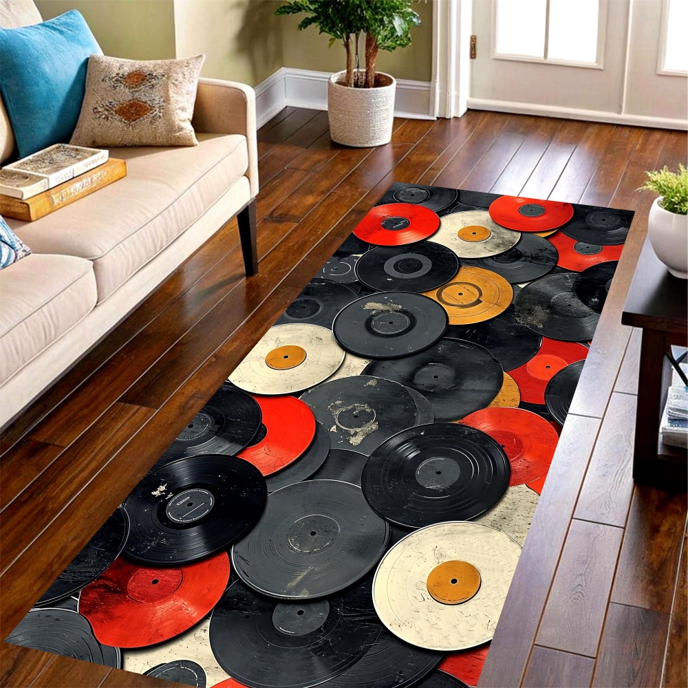 Commercial Kitchen Vinyl Flooring - Karpet Vinyl Vintage Motif Piringan Hitam,