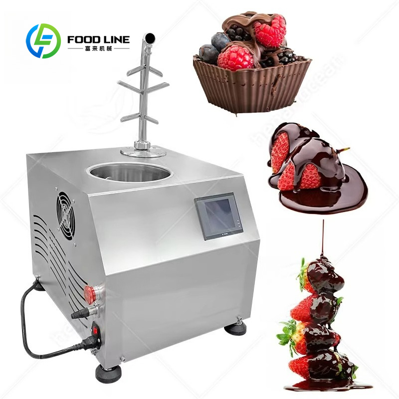 Chocolate Fountain Commercial - Mesin Pembuat Cokelat Panas Portabel, Dispenser