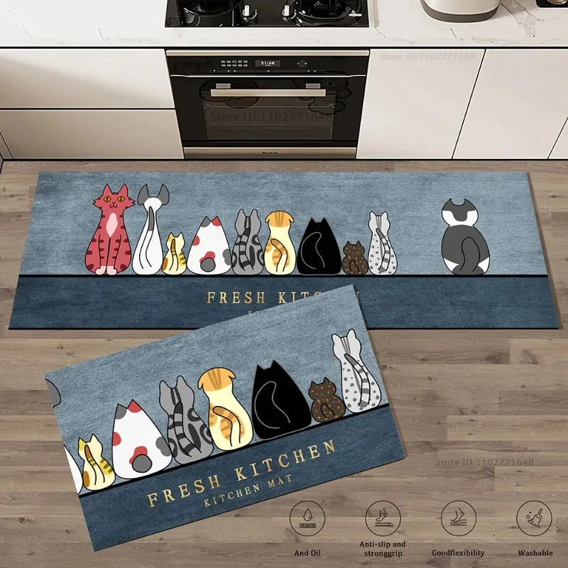 Commercial Kitchen Vinyl Flooring - Karpet Lantai Panjang Cat Kitchen Corner,
