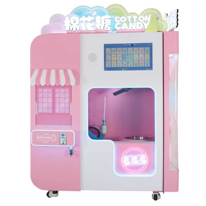 Mesin Pembuat Gula Kapas Pink  - Candy Floss Machine Commercial ulasan dan harga
