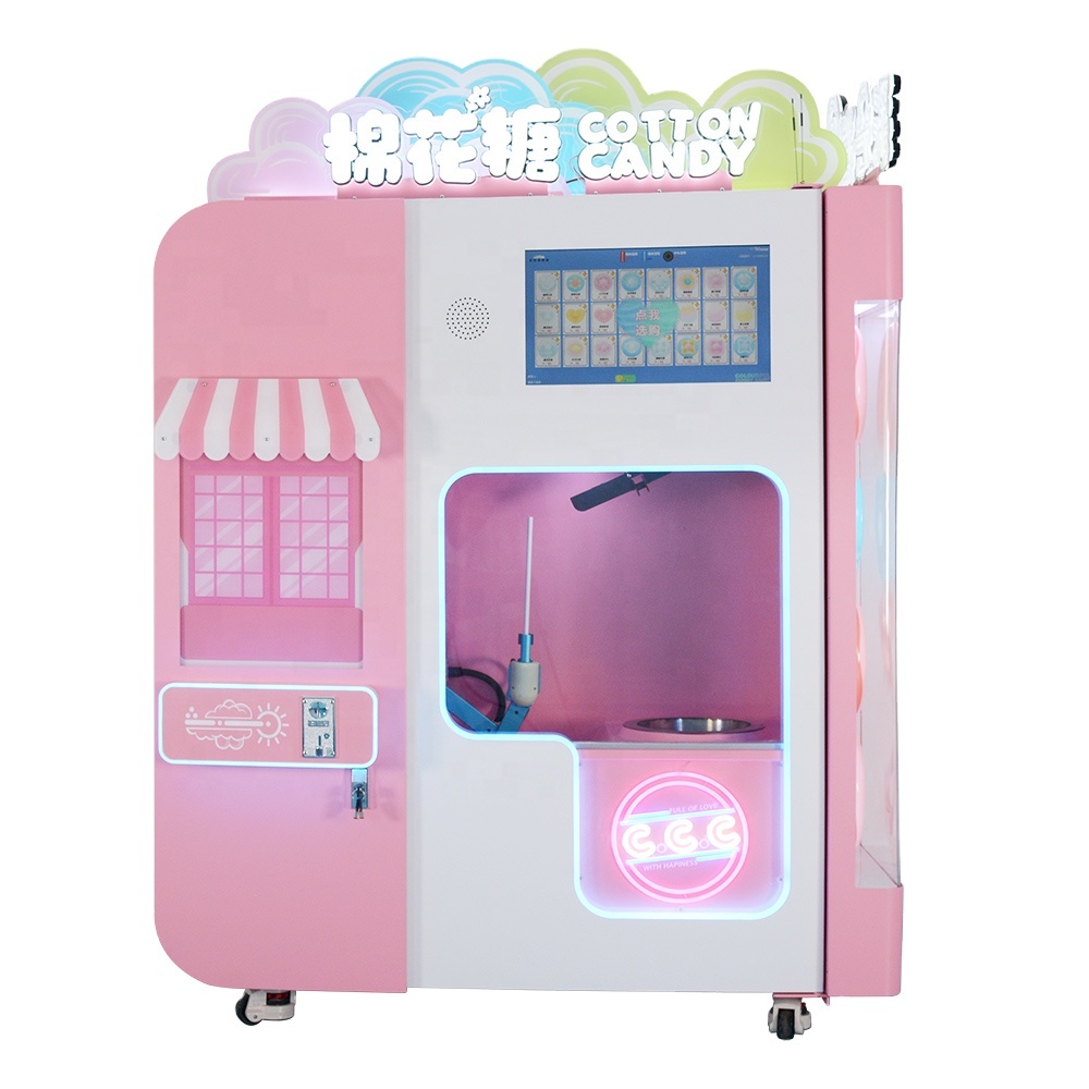 Mesin Pembuat Gula Kapas Pink  - Candy Floss Machine Commercial ulasan dan harga
