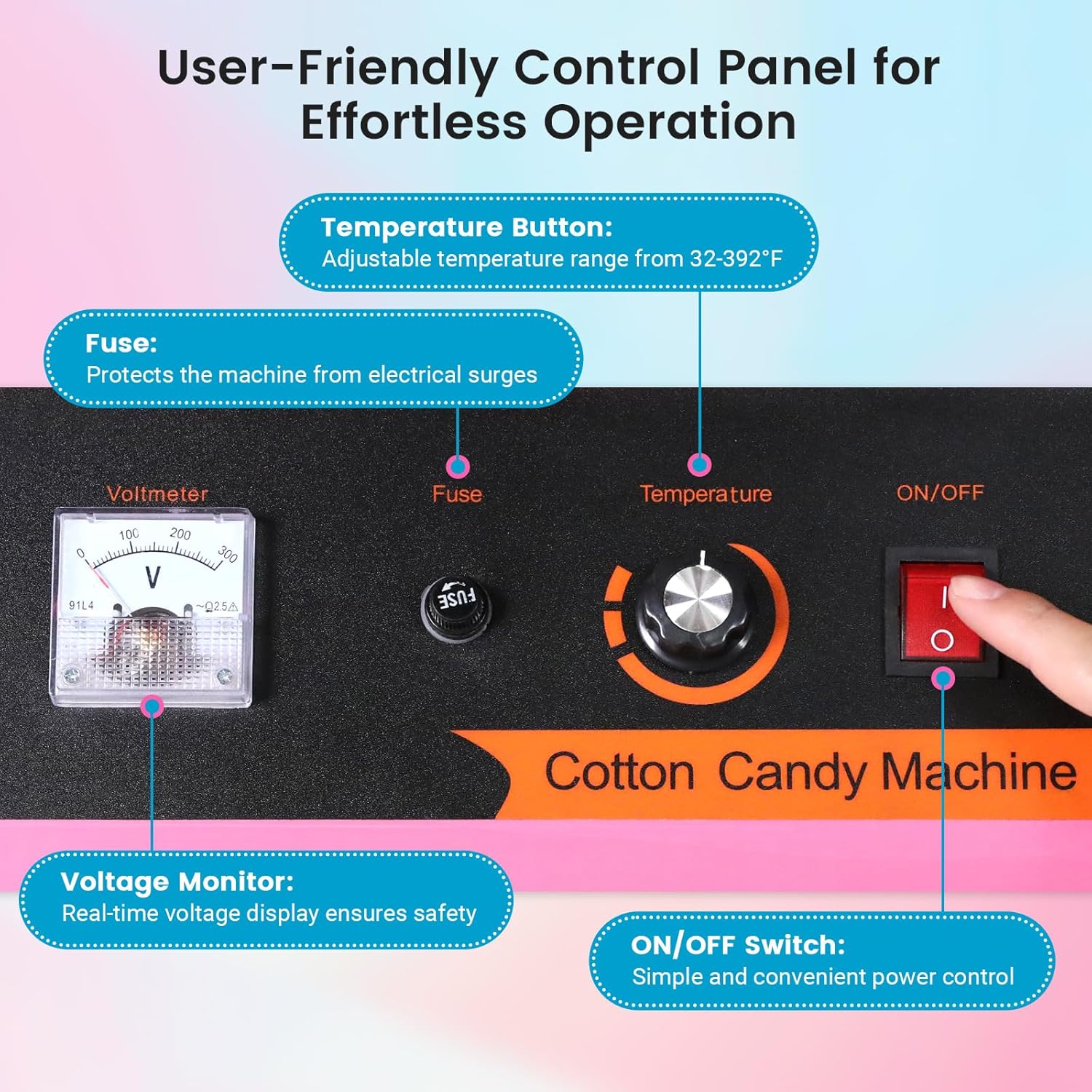Mesin Pembuat Gula Kapas Listr - Candy Floss Machine Commercial ulasan dan harga