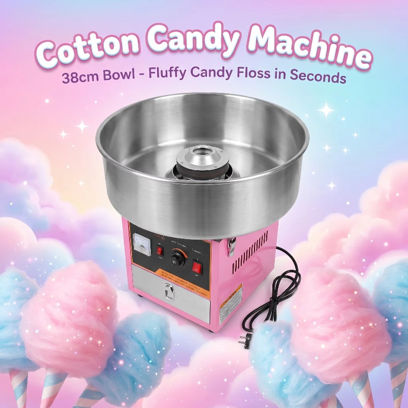 Mesin Pembuat Gula Kapas Listr - Candy Floss Machine Commercial ulasan dan harga