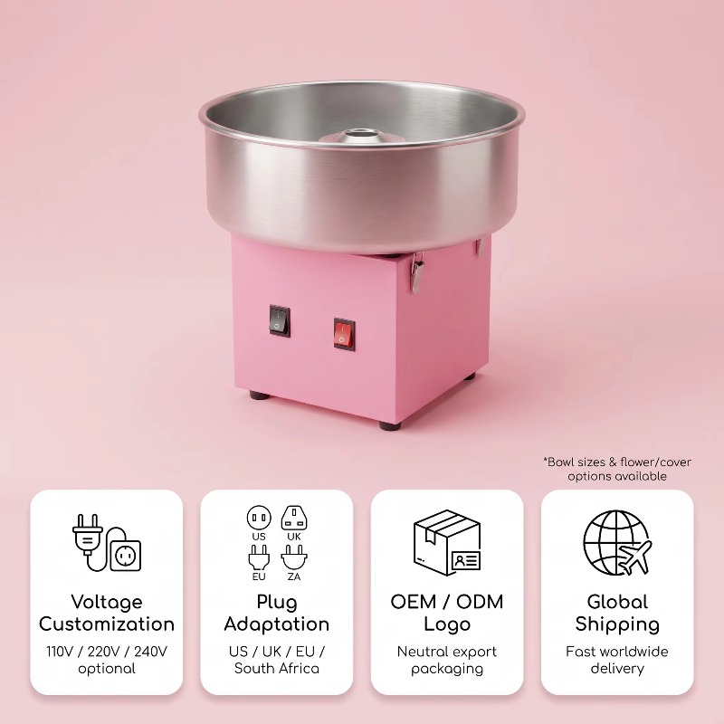 Mesin Pembuat Gula Kapas Listr - Candy Floss Machine Commercial ulasan dan harga