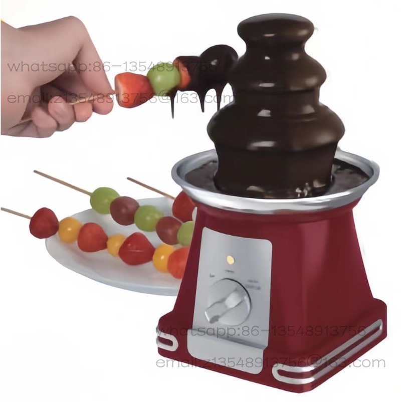 Mesin air mancur cokelat tiga  - Chocolate Fountain Commercial ulasan dan harga