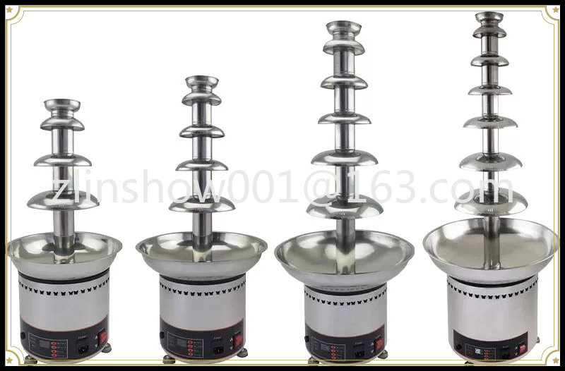 Mesin Air Terjun Cokelat 4 Lap - Chocolate Fountain Commercial ulasan dan harga