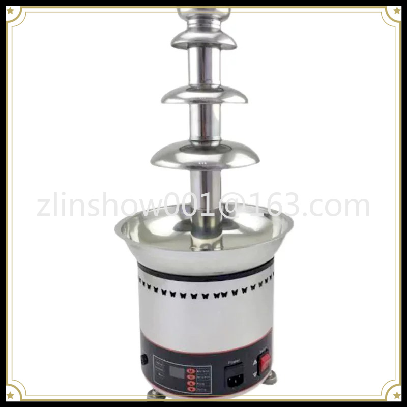 Mesin Air Terjun Cokelat 4 Lap - Chocolate Fountain Commercial ulasan dan harga