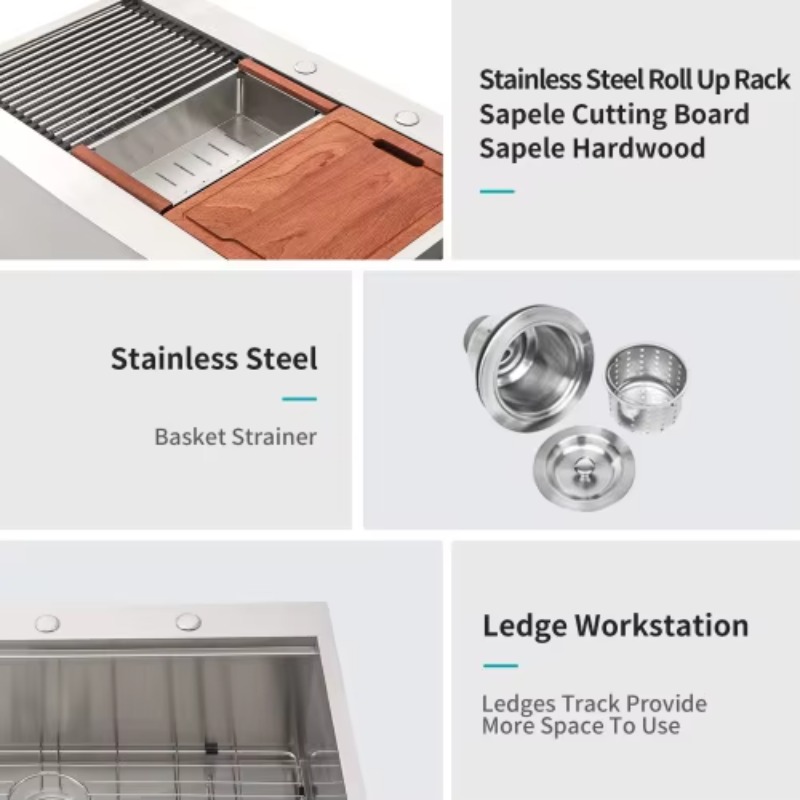 Wastafel Dapur Farmhouse ATV H - Commercial Kitchen Kitchen ulasan dan harga