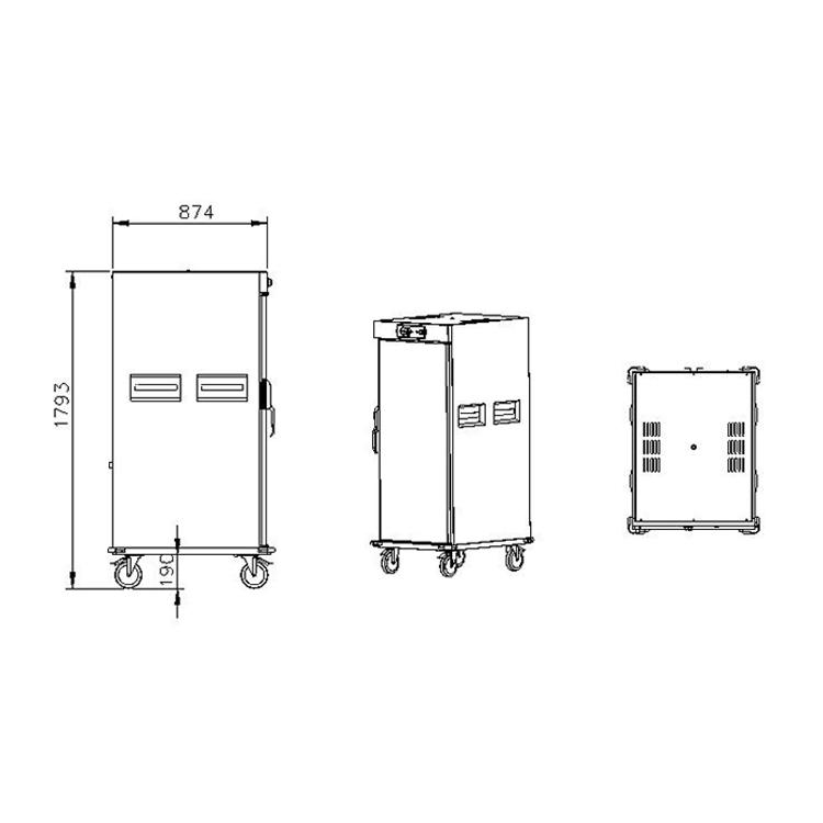 Lemari Pemanas Makanan Vertika - Commercial Kitchen Kitchen ulasan dan harga