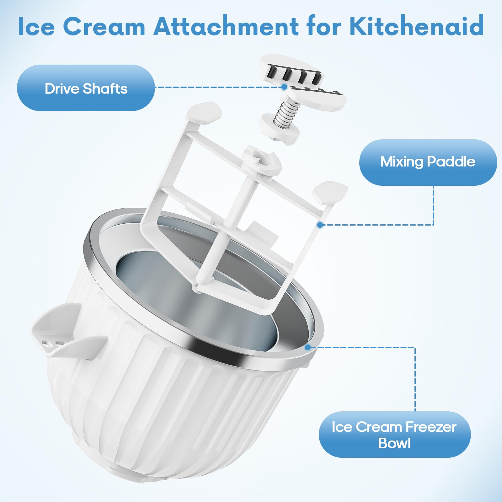 Aksesoris Pembuat Es Krim 2 Qu - Commercial Kitchen Products ulasan dan harga