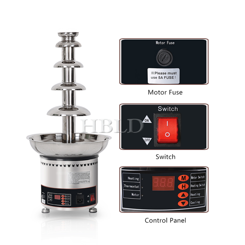 Mesin Air Terjun Cokelat Stain - Chocolate Fountain Commercial ulasan dan harga