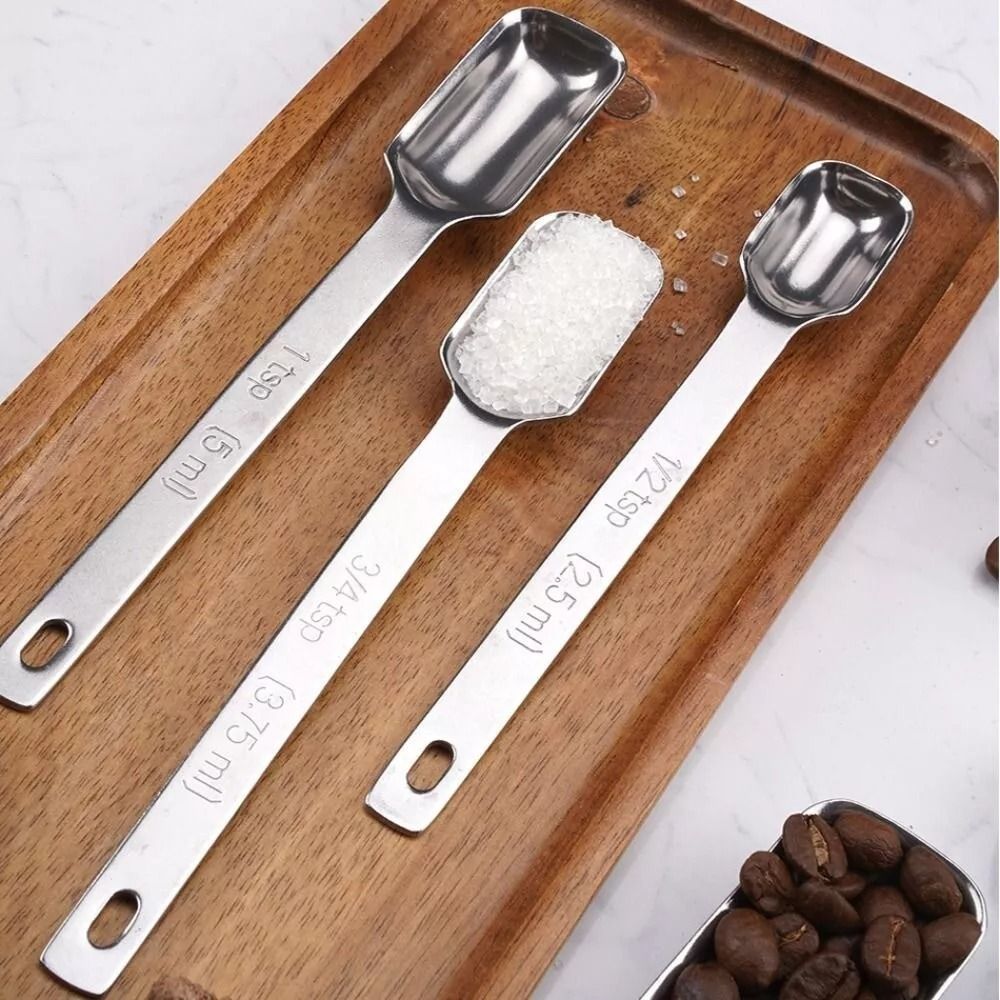 Sendok ukur baja tahan karat 6 - Commercial Kitchen Products ulasan dan harga