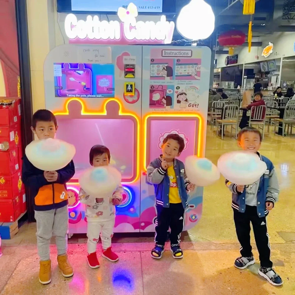 Mesin Penjual Permen Kapas Oto - Candy Floss Machine Commercial ulasan dan harga