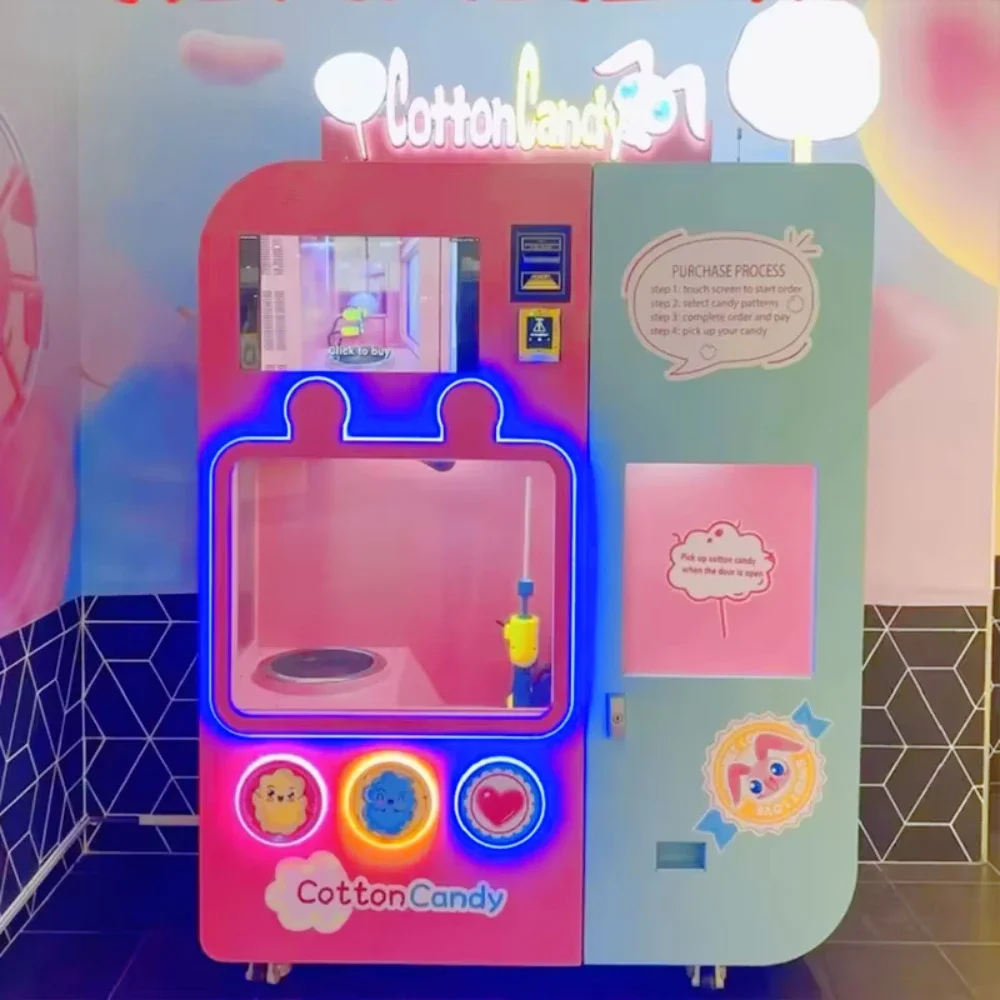 Mesin Penjual Permen Kapas Oto - Candy Floss Machine Commercial ulasan dan harga
