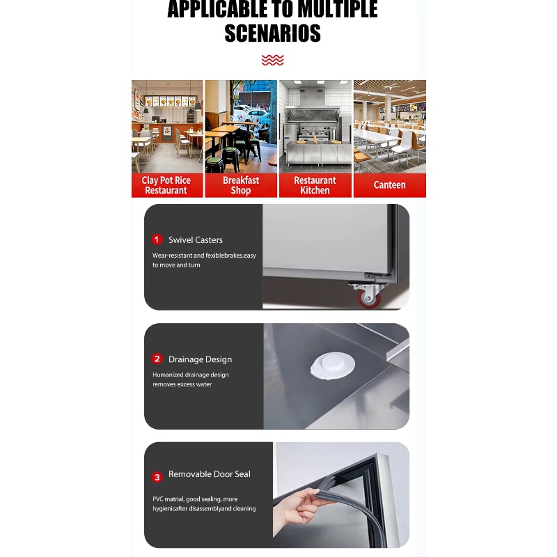 Troli Pemanas Makanan Berinsul - Commercial Kitchen Parts & Service ulasan dan harga
