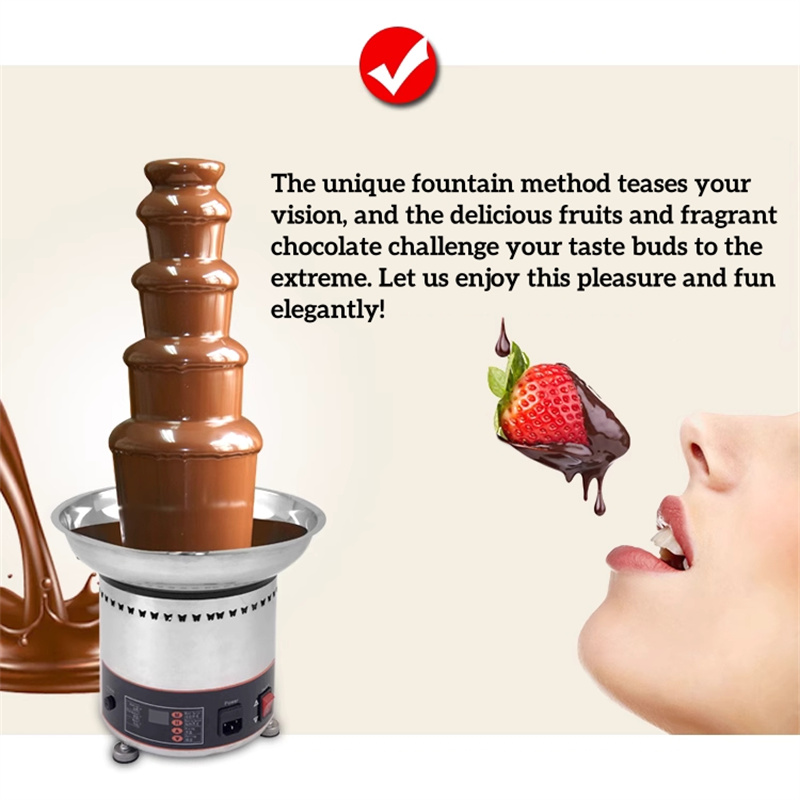 Mesin Air Mancur Cokelat Komer - Chocolate Fountain Commercial ulasan dan harga