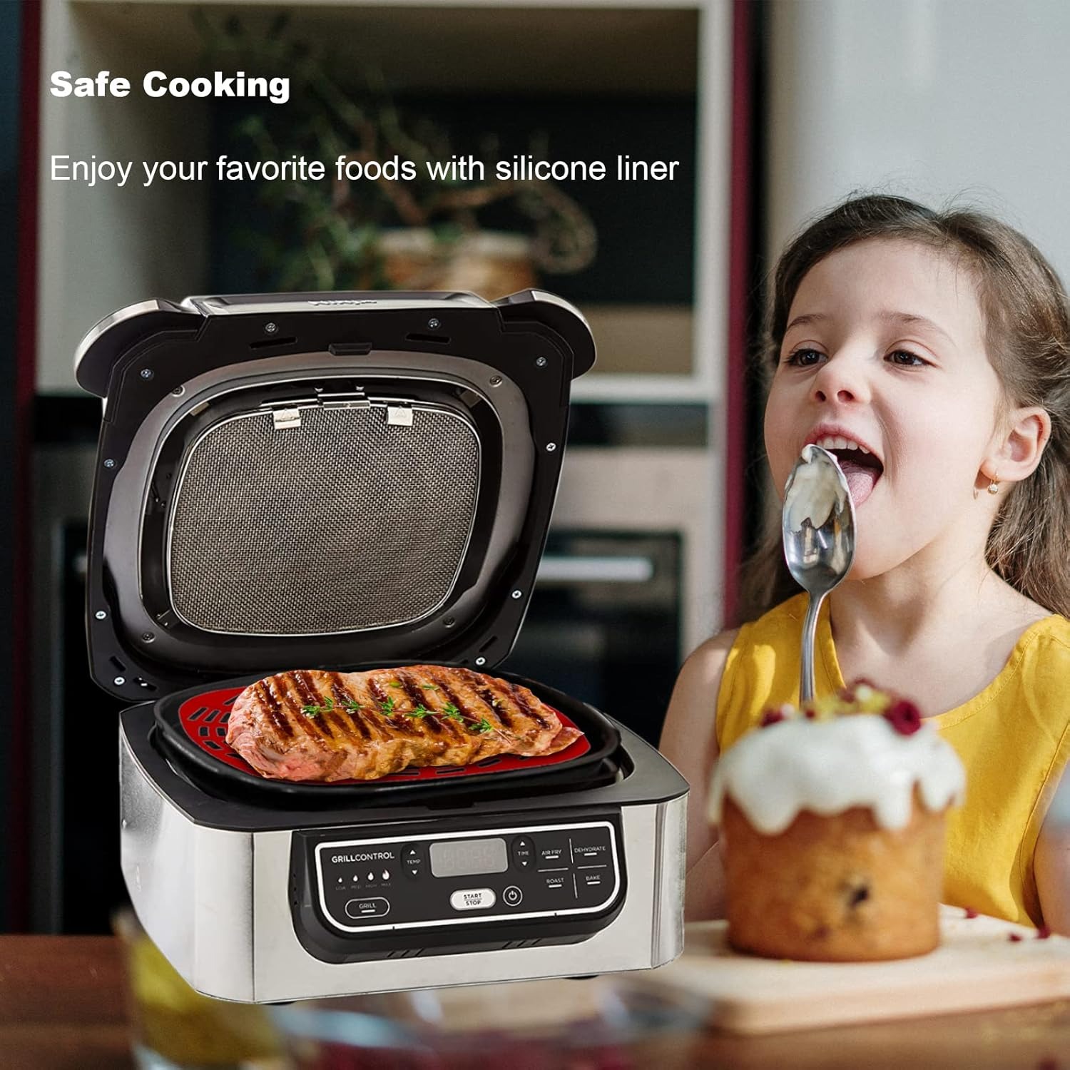 2 Buah Set Pelapis Silikon Dap - Ninja Air Fryer Af300 ulasan dan harga
